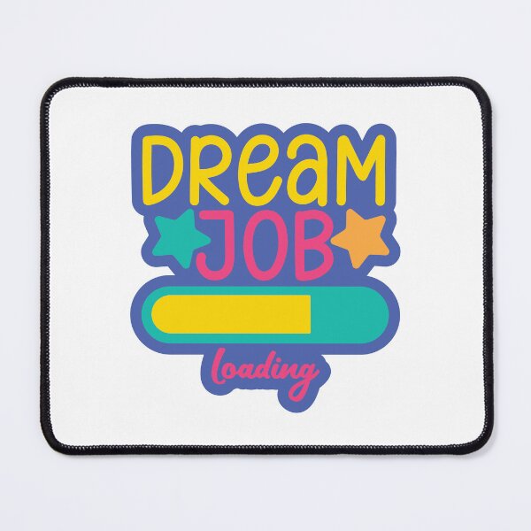 Item preview, Dream job loading lettering designed and sold by SweetberryHouse.