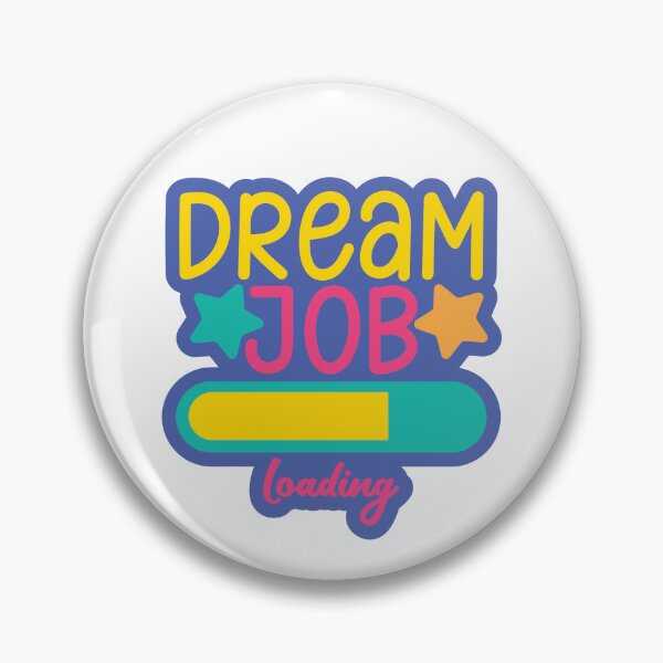 Item preview, Dream job loading lettering designed and sold by SweetberryHouse.