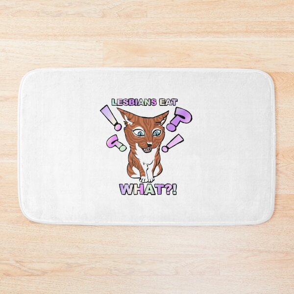 Item preview, Lesbians eat WHAT?! Kitty designed and sold by AstralRavens.