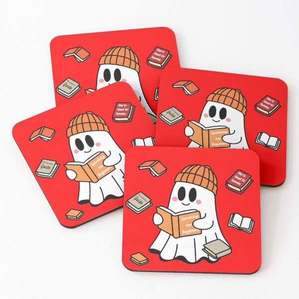 Item preview, Cute Ghost Reading Books – Cozy Halloween Book Lover Design designed and sold by station-one.