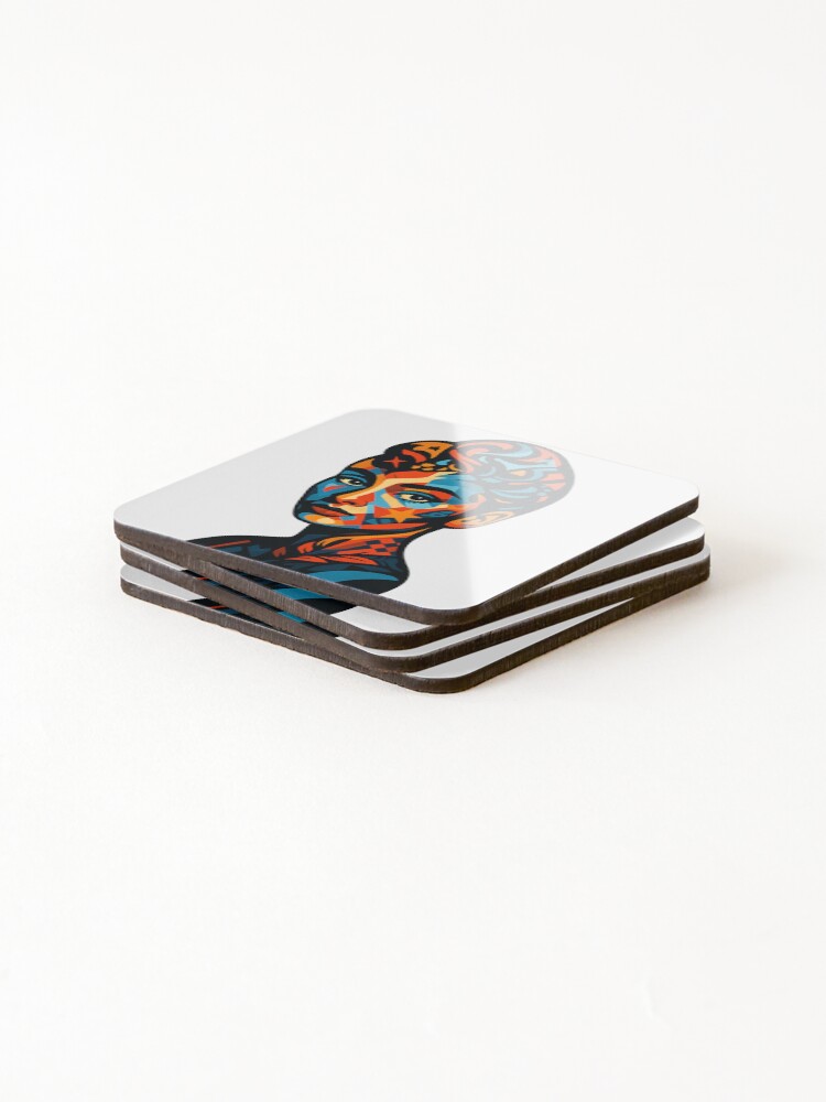 Thumbnail 4 of 5, Coasters (Set of 4), Timeless Icon designed and sold by DesignShopAD.