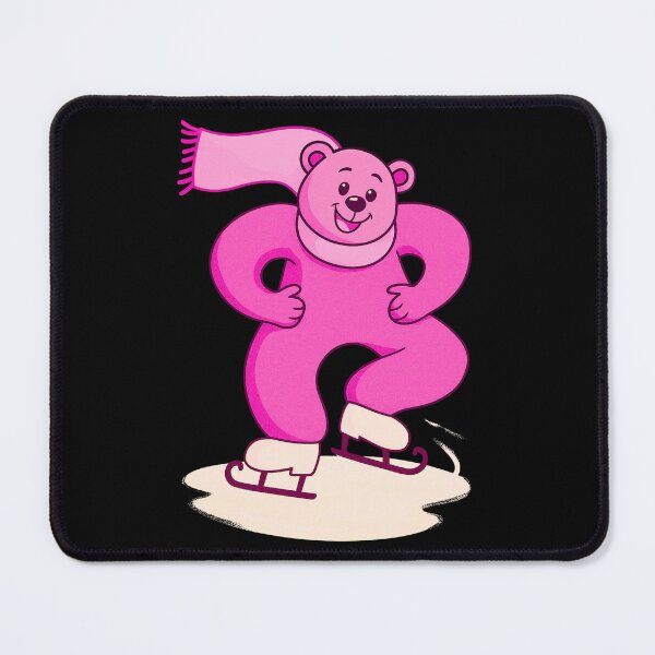 Item preview,  Joyful ice skating bear  designed and sold by MaPerle.