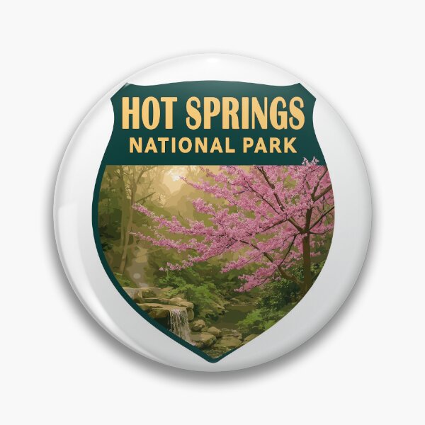 Item preview, Hot Springs National Park Retro Sticker designed and sold by Ismeal Von.