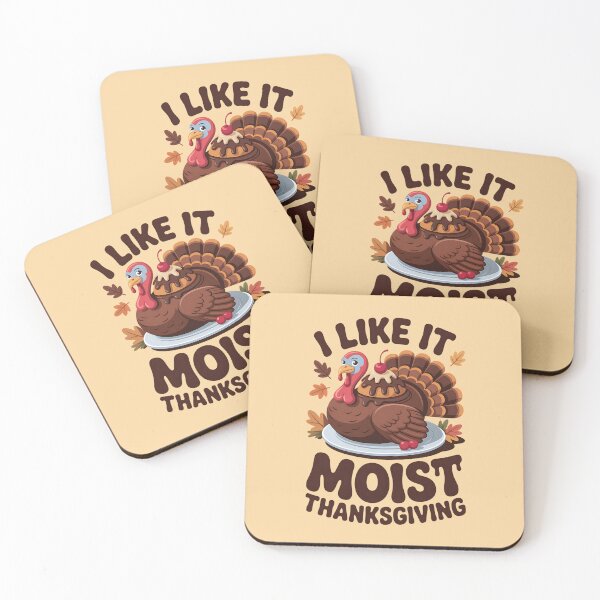 Item preview, I Like It Moist Funny Thanksgiving Turkey designed and sold by TeeGrit.