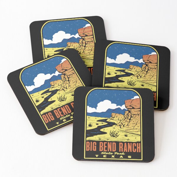 Item preview, Big Bend Ranch State Park Texas Retro designed and sold by HalpinDesign.