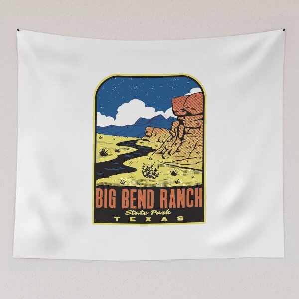Item preview, Big Bend Ranch State Park Texas Retro designed and sold by HalpinDesign.