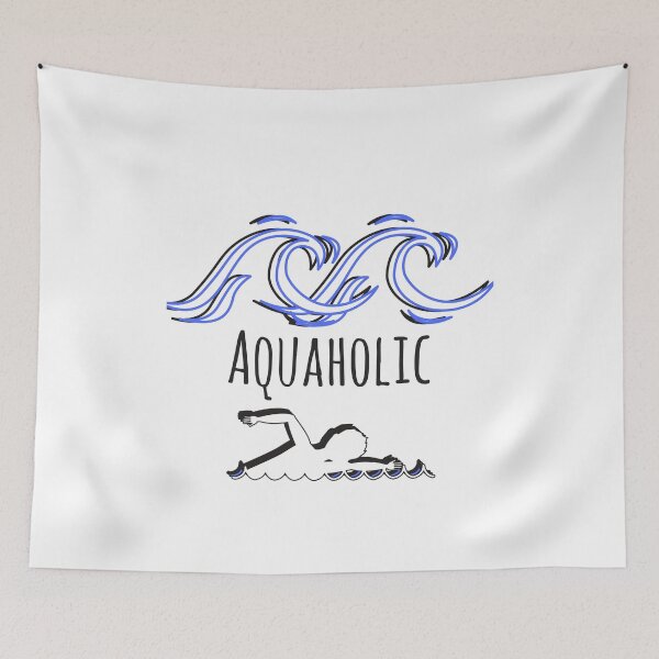 Item preview, Swim like an aquaholic designed and sold by MandWthings.
