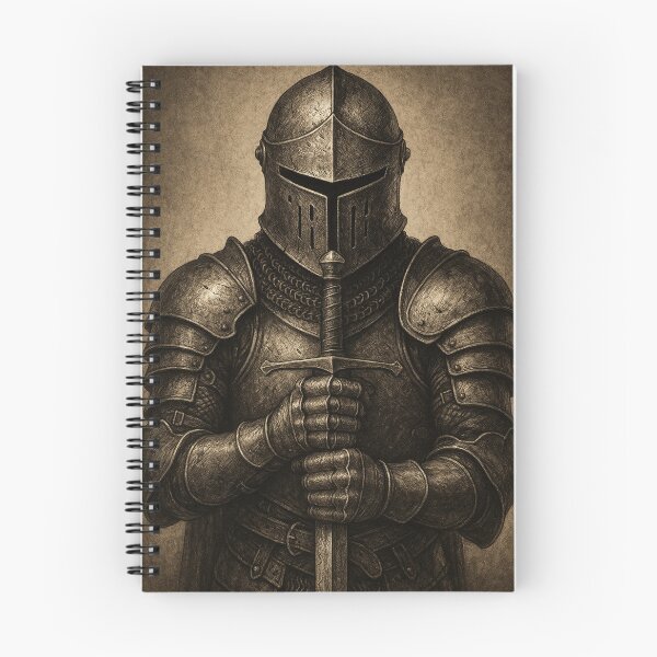 Item preview, Medieval Knight in Full Armor Portrait designed and sold by photoparadise22.