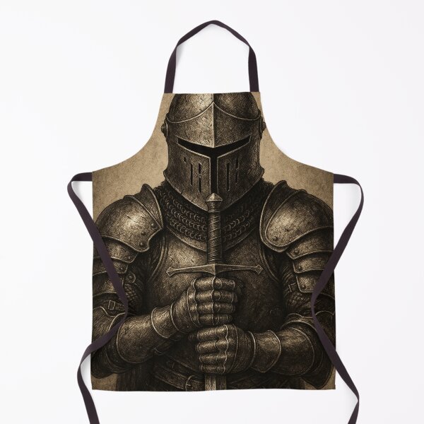 Item preview, Medieval Knight in Full Armor Portrait designed and sold by photoparadise22.
