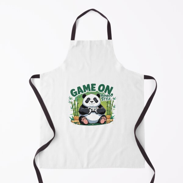 Item preview, Cute panda bear loves to play computer - GAME ON BAMBOO STYLE designed and sold by MyPixelFun.