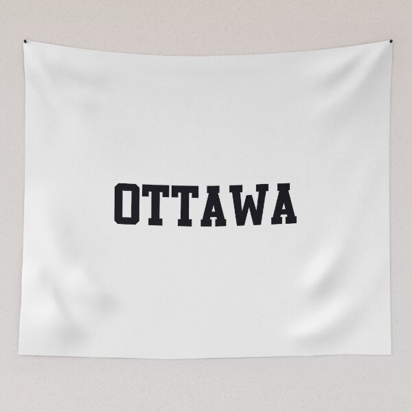 Item preview, Ottawa Bold College Style Typography – Vintage Yellow Text Design designed and sold by Paper Drip.