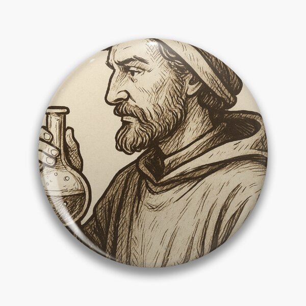 Item preview, Medieval Alchemist Vintage Illustration designed and sold by photoparadise22.