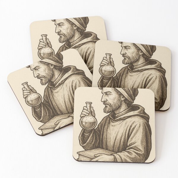 Item preview, Medieval Alchemist Vintage Illustration designed and sold by photoparadise22.