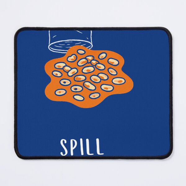 Item preview, Spill the Beans – Fun Minimalist Food Art Illustration designed and sold by JoeBlackStudios.