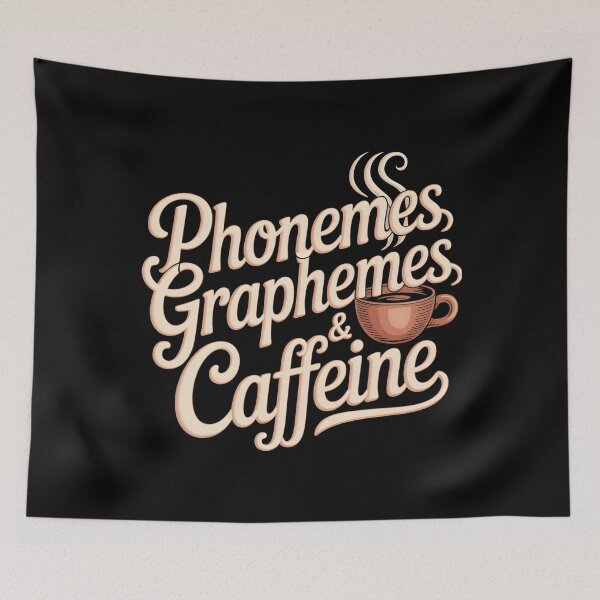 Item preview, Phonemes Graphemes And Caffeine designed and sold by Redgiant87x.