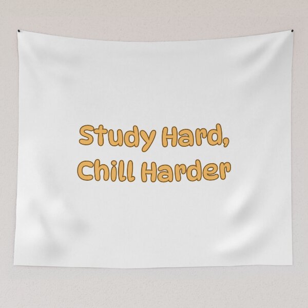 Item preview, Hard, Chill Harder – Motivational Student Quote Design designed and sold by Pixel--Threads.