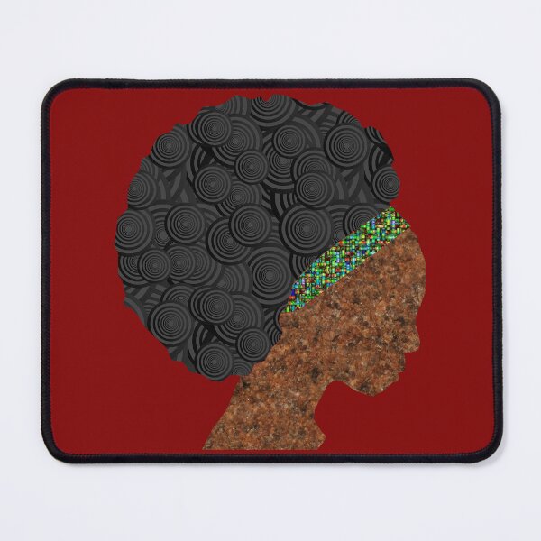 Item preview, strong black woman silhouette  designed and sold by SunsetSpectrum.