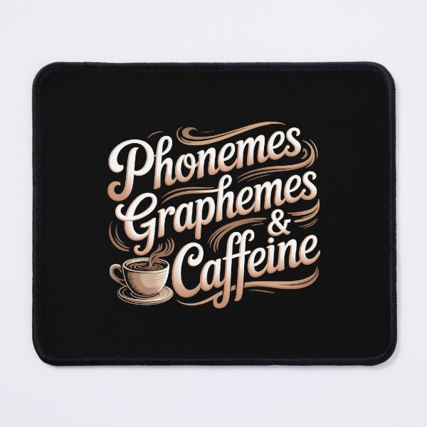 Item preview, Phonemes Graphemes And Caffeine designed and sold by Redgiant87x.