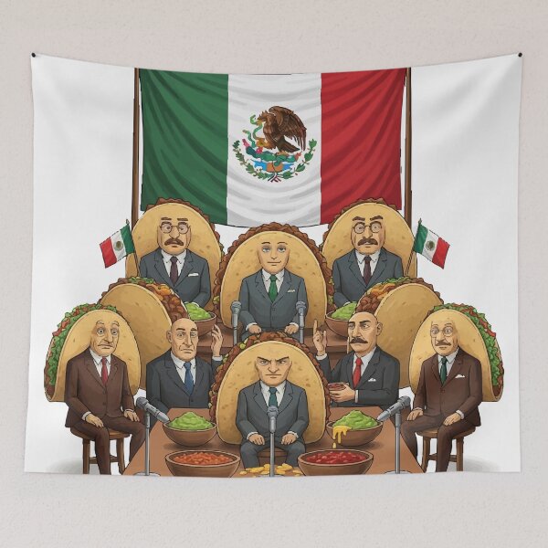 Item preview, Mexican flag Funny Taco designed and sold by Uglyandcute.