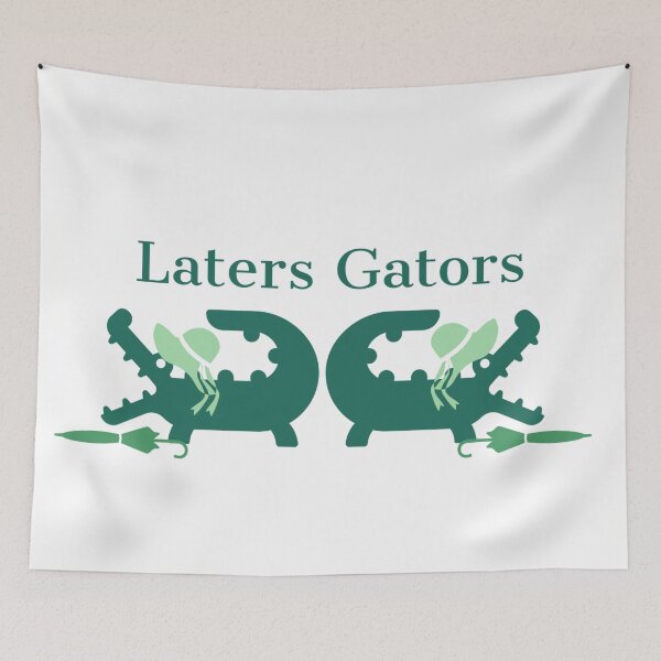 Item preview, Laters Gators - Fancy Reptile Pop Culture Design by the Gentleman Robits designed and sold by GentlemanRobits.