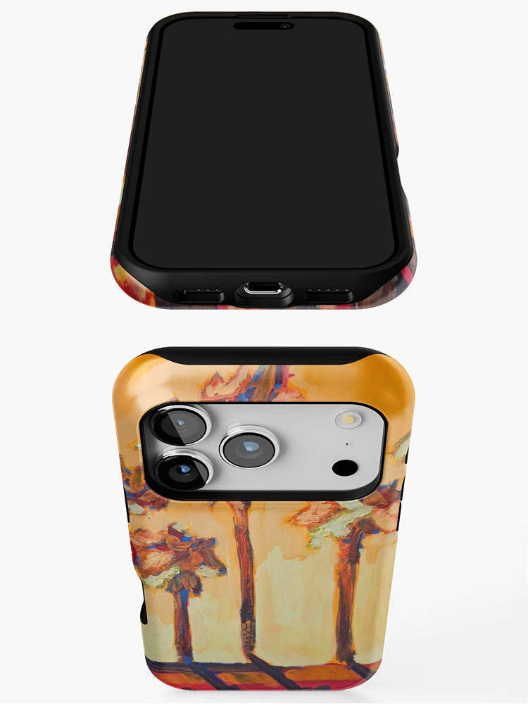 Thumbnail 3 of 4, iPhone Case, Evening Plams designed and sold by RudyYoder.