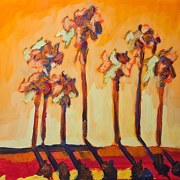 Artwork thumbnail, Evening Plams by RudyYoder