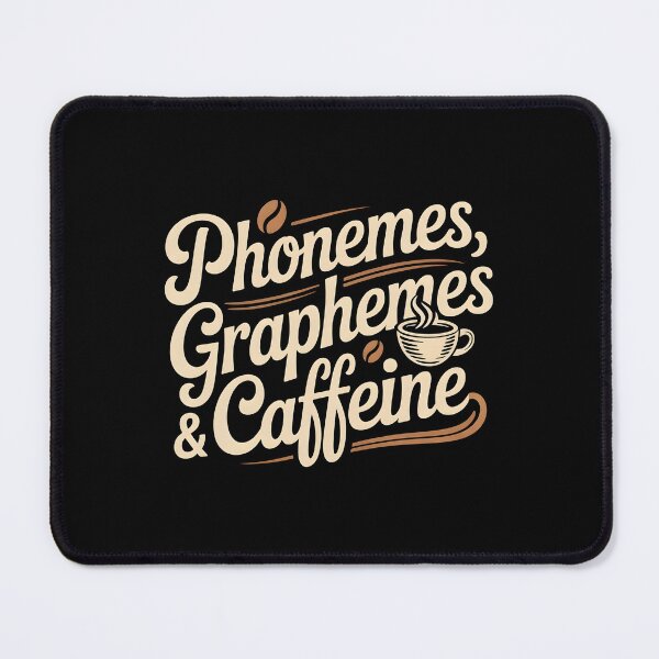 Item preview, Phonemes Graphemes And Caffeine designed and sold by Redgiant87x.