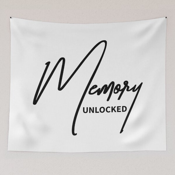 Item preview, Memory Unlocked Funny Sarcastic Quote designed and sold by ReggieDior.