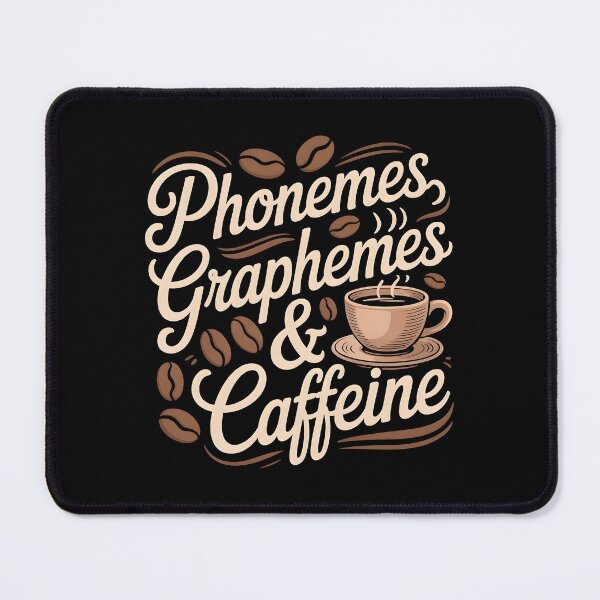 Item preview, Phonemes Graphemes And Caffeine designed and sold by Redgiant87x.