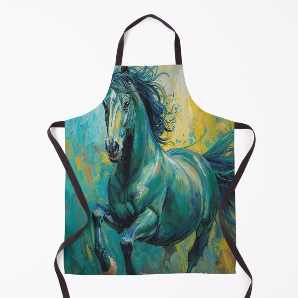 Aperçu de l'œuvre motif de cheval à l'aquarelle créée et vendue par saly55887.