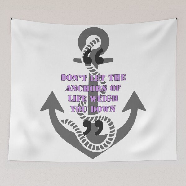 Item preview, Anchors Away - Mental Health Awareness Design by the Gentleman Robits designed and sold by GentlemanRobits.