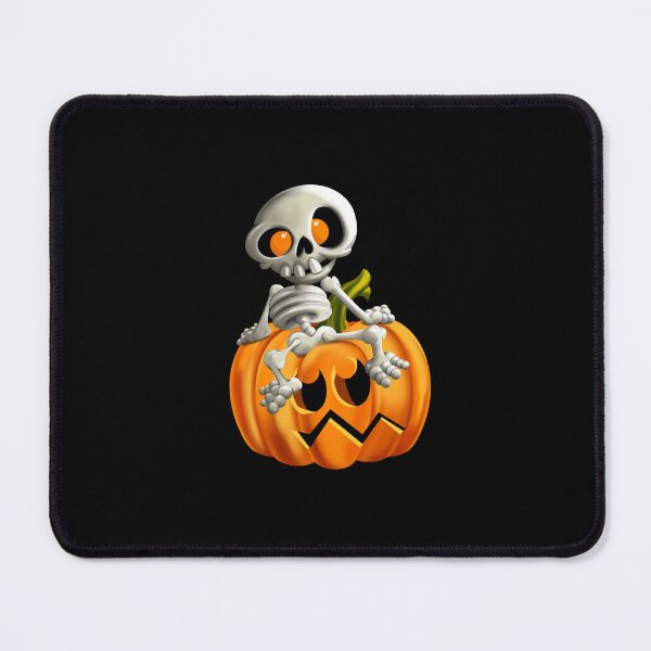 Item preview, Funny Halloween Skeleton Sitting on a Pumpkin designed and sold by GeeThang.