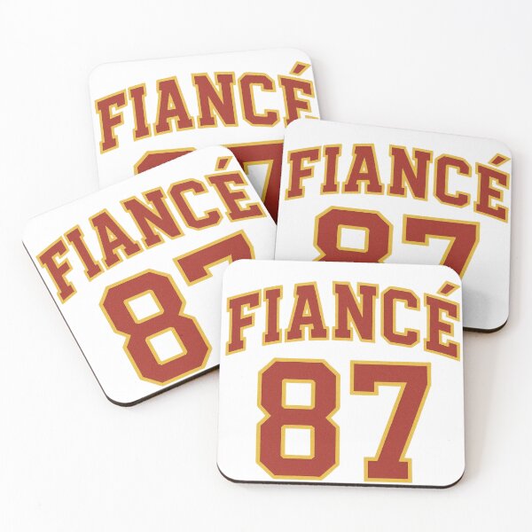 Item preview, Fiancé 87 – Kelce Swift Inspired Engagement Jersey Design designed and sold by chriswils.
