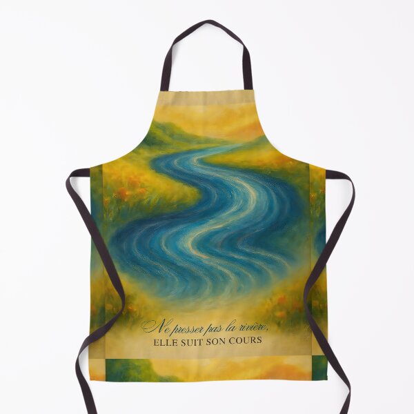 Item preview, "Do not hurry the river, it follows its course." designed and sold by GestaltTees.