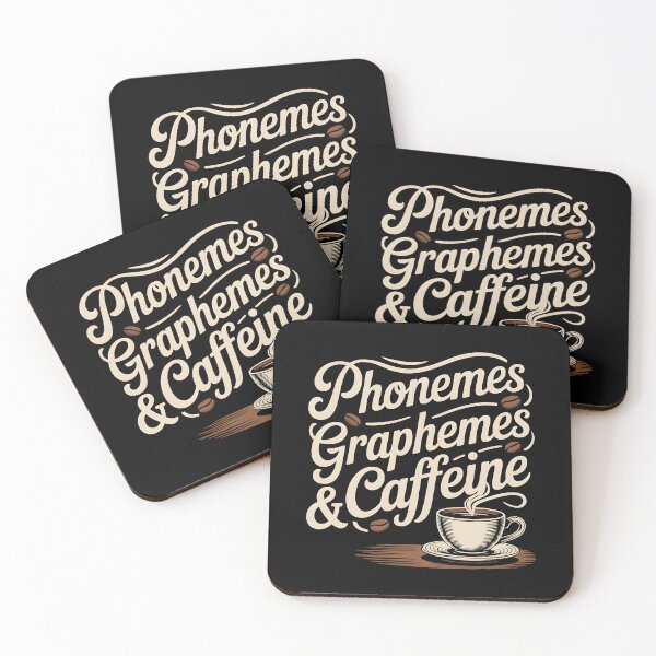 Item preview, Phonemes Graphemes And Caffeine designed and sold by Redgiant87x.