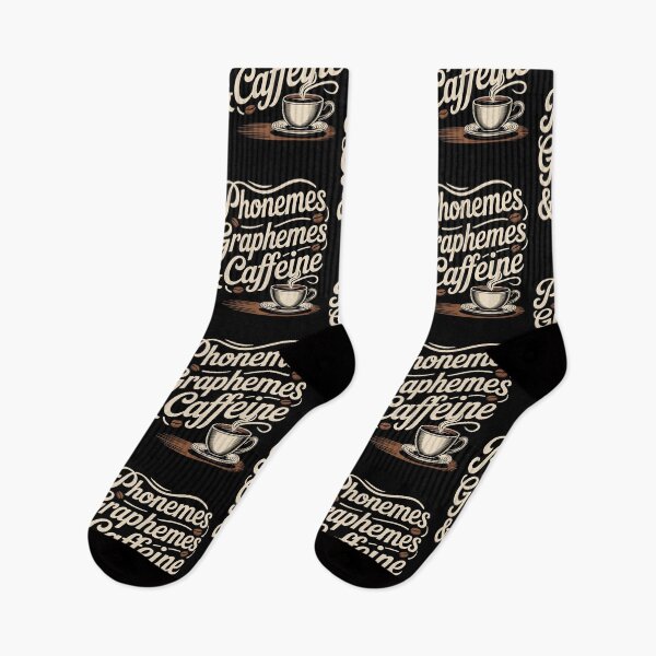 Item preview, Phonemes Graphemes And Caffeine designed and sold by Redgiant87x.