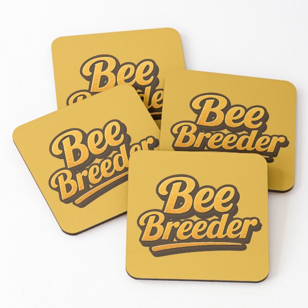 Item preview, Bee Breeder – Honeycomb Typography Design designed and sold by AgonGM.