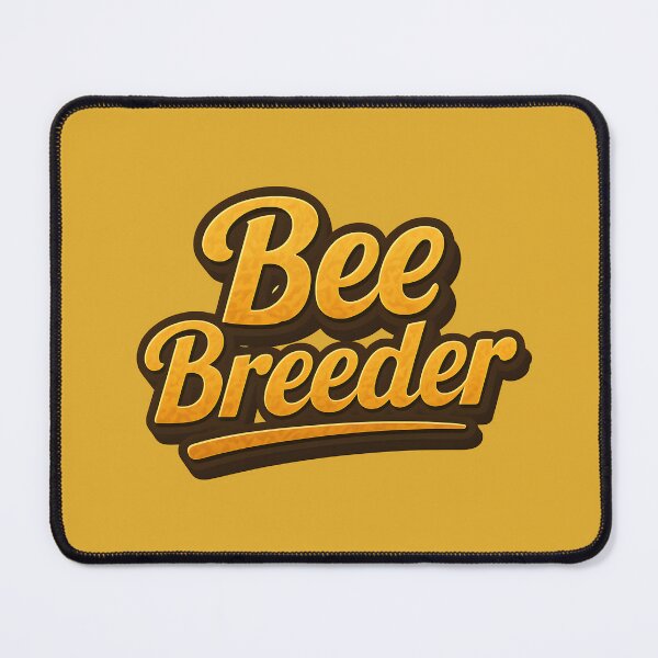 Item preview, Bee Breeder – Honeycomb Typography Design designed and sold by AgonGM.