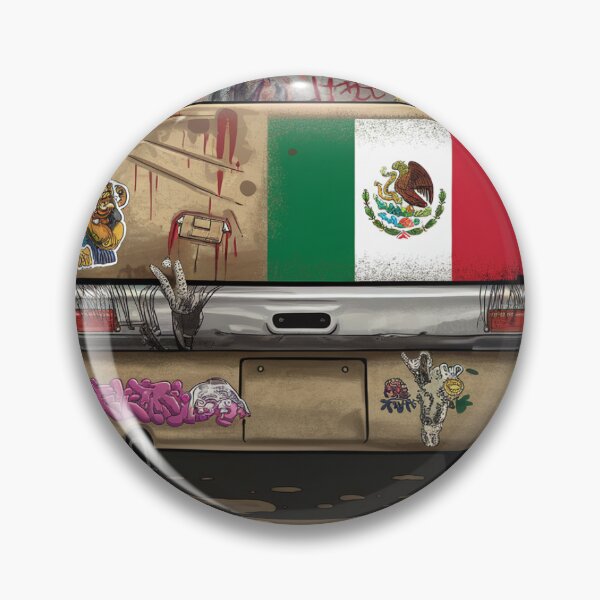 Item preview, Mexican flag Car Bumper designed and sold by Uglyandcute.
