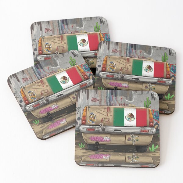 Item preview, Mexican flag Car Bumper designed and sold by Uglyandcute.