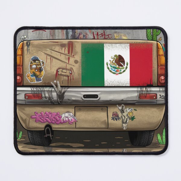 Item preview, Mexican flag Car Bumper designed and sold by Uglyandcute.