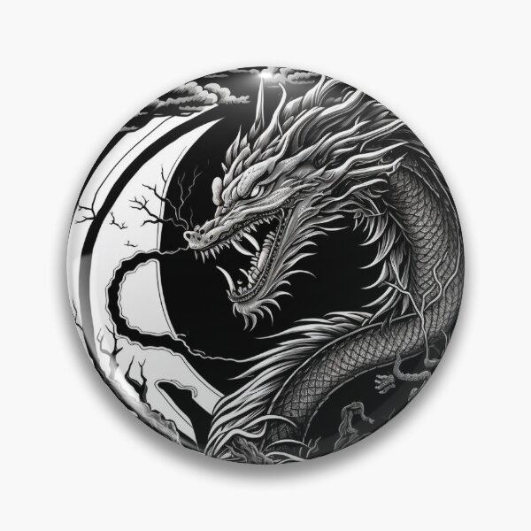 Item preview,  MONOCROMATIC  Dragon Masterpiece designed and sold by CleverCulture.