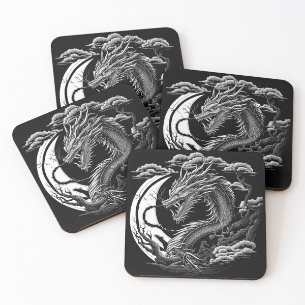 Item preview,  MONOCROMATIC  Dragon Masterpiece designed and sold by CleverCulture.