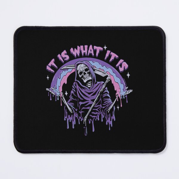 Item preview, Death It Is What It Is Pastel Goth Grim Reaper Drip designed and sold by LisaTrzupek.
