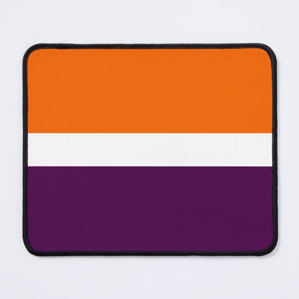 Item preview, Orange White Purple Plain Color Block  designed and sold by PatternTitan.