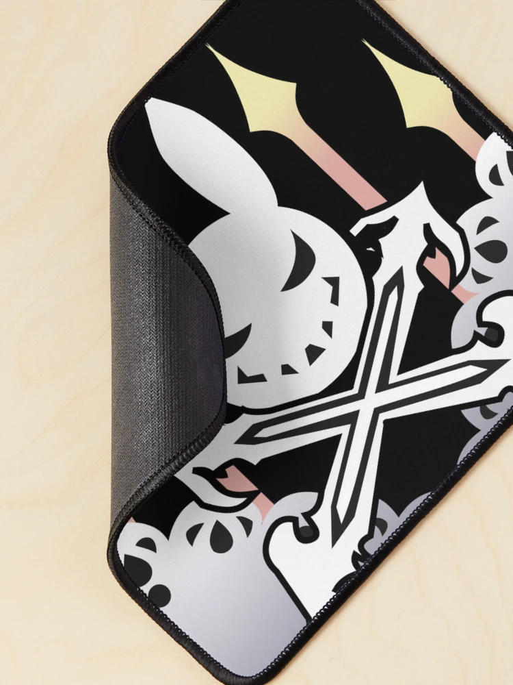 Thumbnail 2 of 5, Mouse Pad, Skull Rabbit(Lapin Angelique) designed and sold by O2TM.