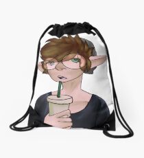 A Drink Drawstring Bag