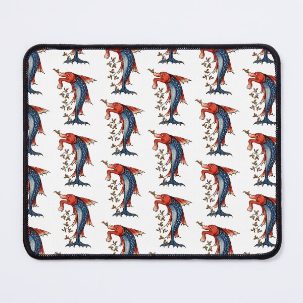 Item preview, Medieval Manuscript Fish Illustration designed and sold by HawthorneFlame.
