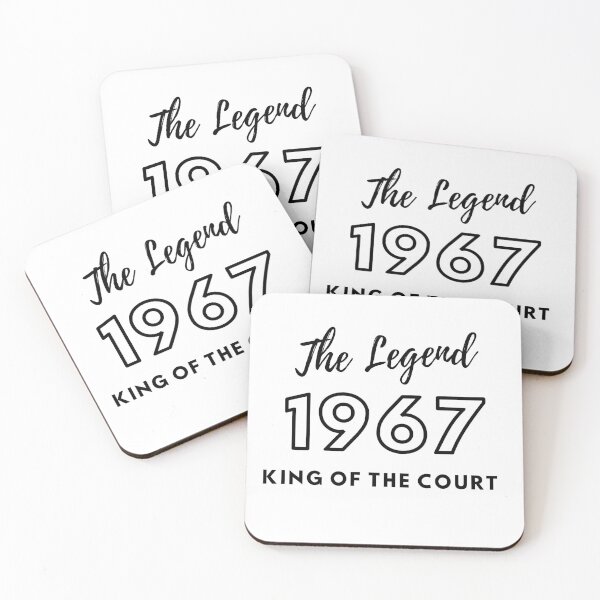 Item preview, The Legend 1967 King of The Court Basketball Art | Vintage Sports Typography | Retro Basketball Poster Design designed and sold by TialCorner.