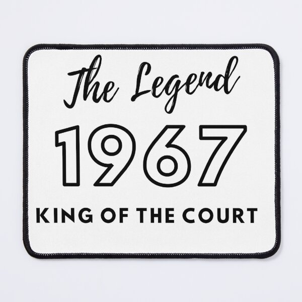 Item preview, The Legend 1967 King of The Court Basketball Art | Vintage Sports Typography | Retro Basketball Poster Design designed and sold by TialCorner.